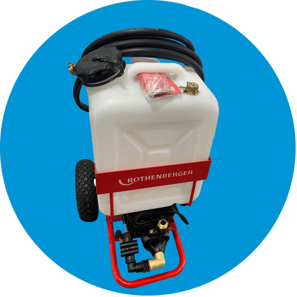 A ROSOLAR pump for the filling, venting, and flushing of solar heating system